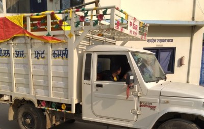 भन्सार छलीका सामानसहित पिकअप बारा प्रहरीको नियन्त्रणमा 